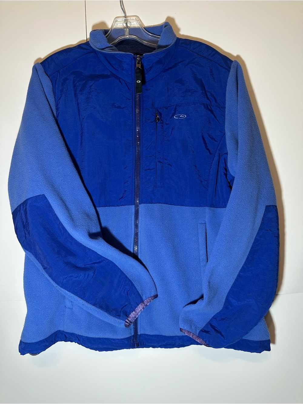 Champion Two-Tone Blue Performance Fleece Jacket